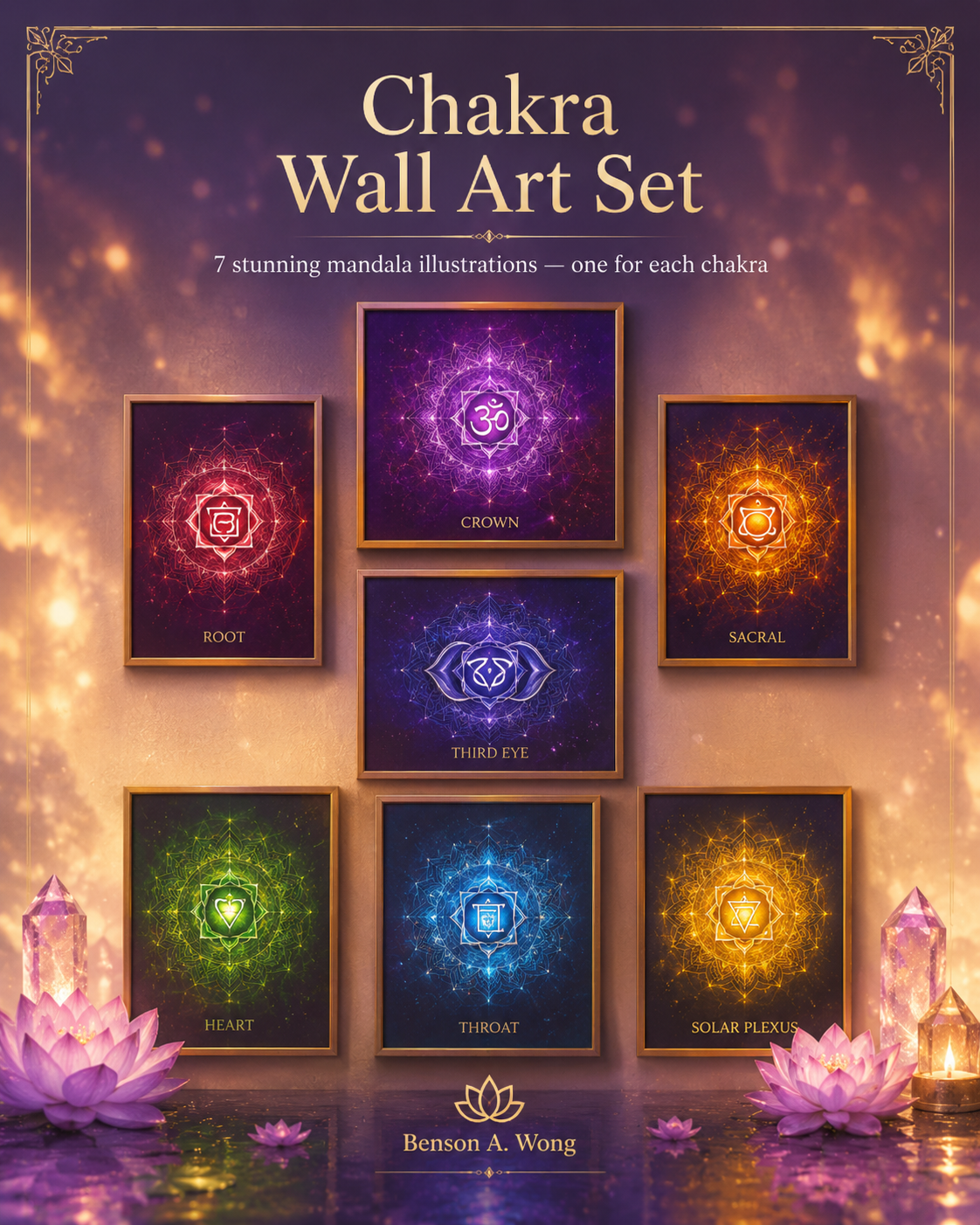 Chakra Wall Art Set